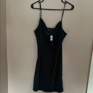 Elegant Black Velvet Dress